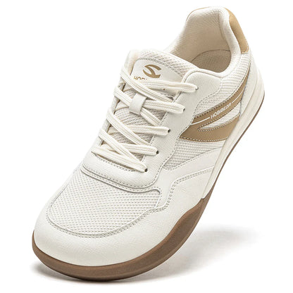 Men's Wide Width Shoes Barefoot Lace Up Sneakers Lightweight Flexible Casual Walking Shoes for Unisex