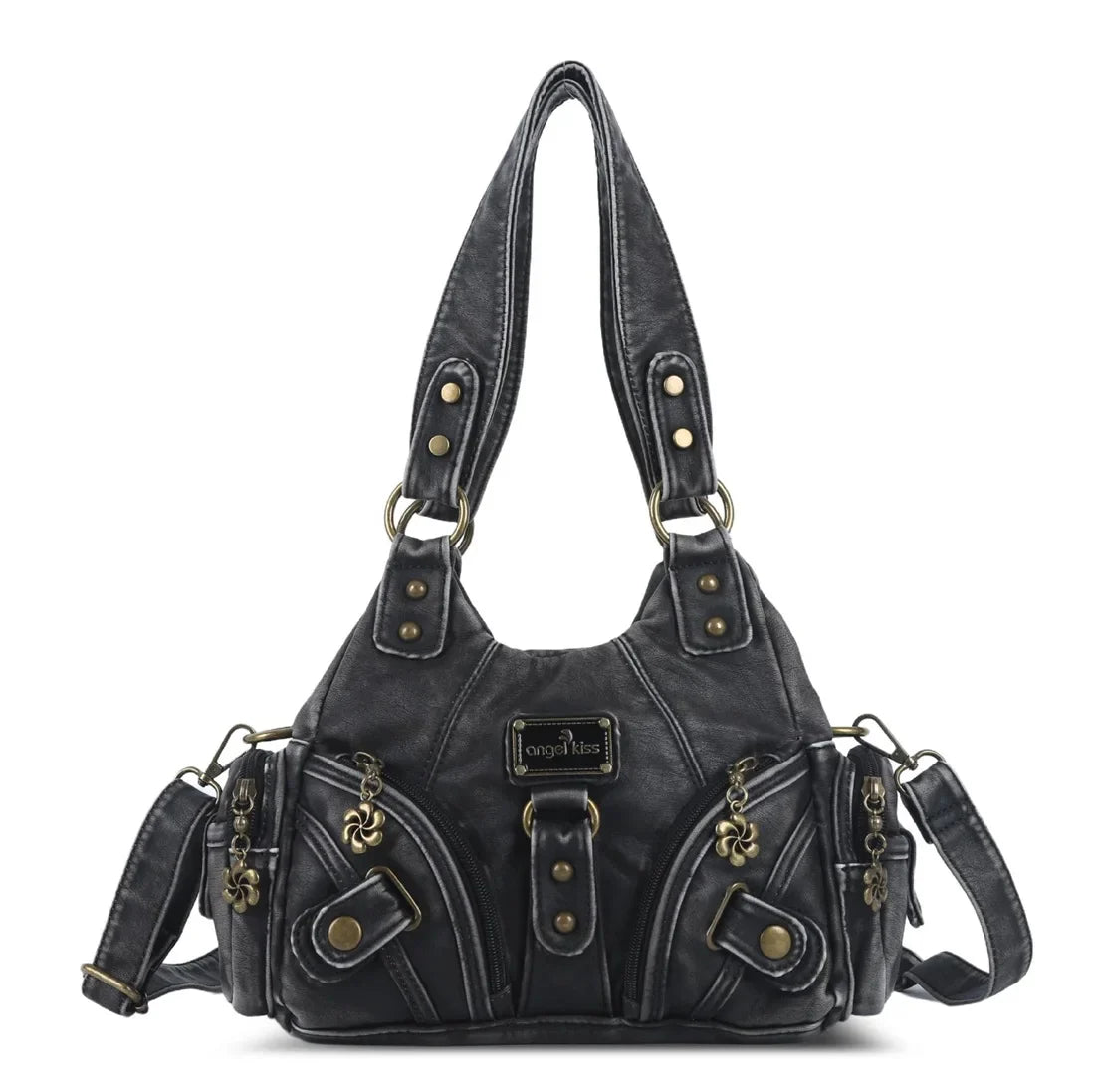 Women Handbags Soft Tote Bag Small Top-handle Fashion Satchel Multi-Pockets Crossbody Shoulder Bag Hobos Phone Pack