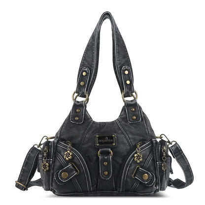 Women Handbags Soft Tote Bag Small Top-handle Fashion Satchel Multi-Pockets Crossbody Shoulder Bag Hobos Phone Pack