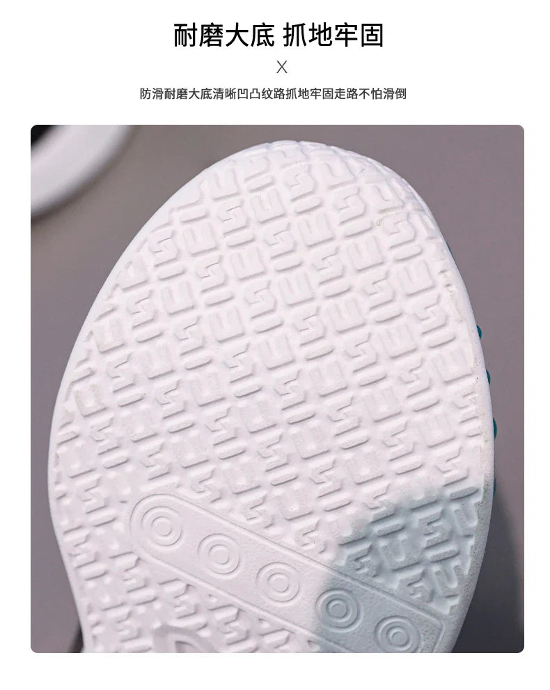 Children‘s Basketball Shoes Anti-slip Basketball Trainers Kids Outdoor Cushioned Sneakers Breathable Ankle Support Athletic Shoe