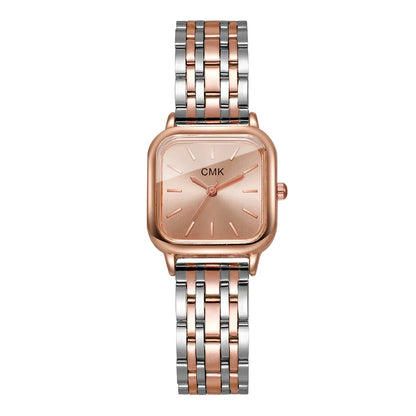 Fashion Square Women Watches Simple Ladies Quartz Wristwatch Reloj Mujer（Without Box）