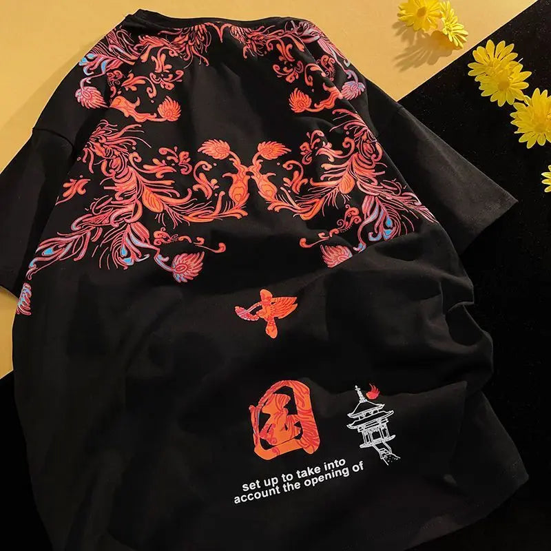 Moletons Pretos com Estampa de Anime Essenciais com Capuz Feminino Estética Coreana Moda Fofa Moletons com Capuz Streetwear para Mulheres