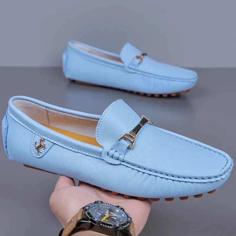 Men Loafers Shoes Formal Dress Shoes Business Casual Shoes for Men Wedding Party Office Shoes Soft PU Leather Loafers Men