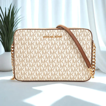 Ole Jet Set Item Large Women'S Pvc With Leather Single Shoulder Crossbody Bag Small Square