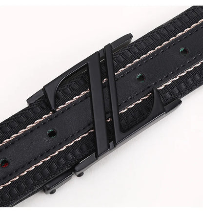 Leather luxury belt for men, stylish and handsome with high quality. Leather belt for women, durable and versatile for jeans.