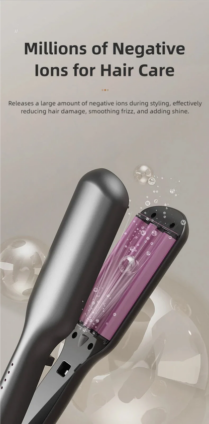 10mm Wave Curling Iron V-Shaped Wool Curling Iron Rapid Heating Five-Level Temperature Control Egg Roll Curling Iron