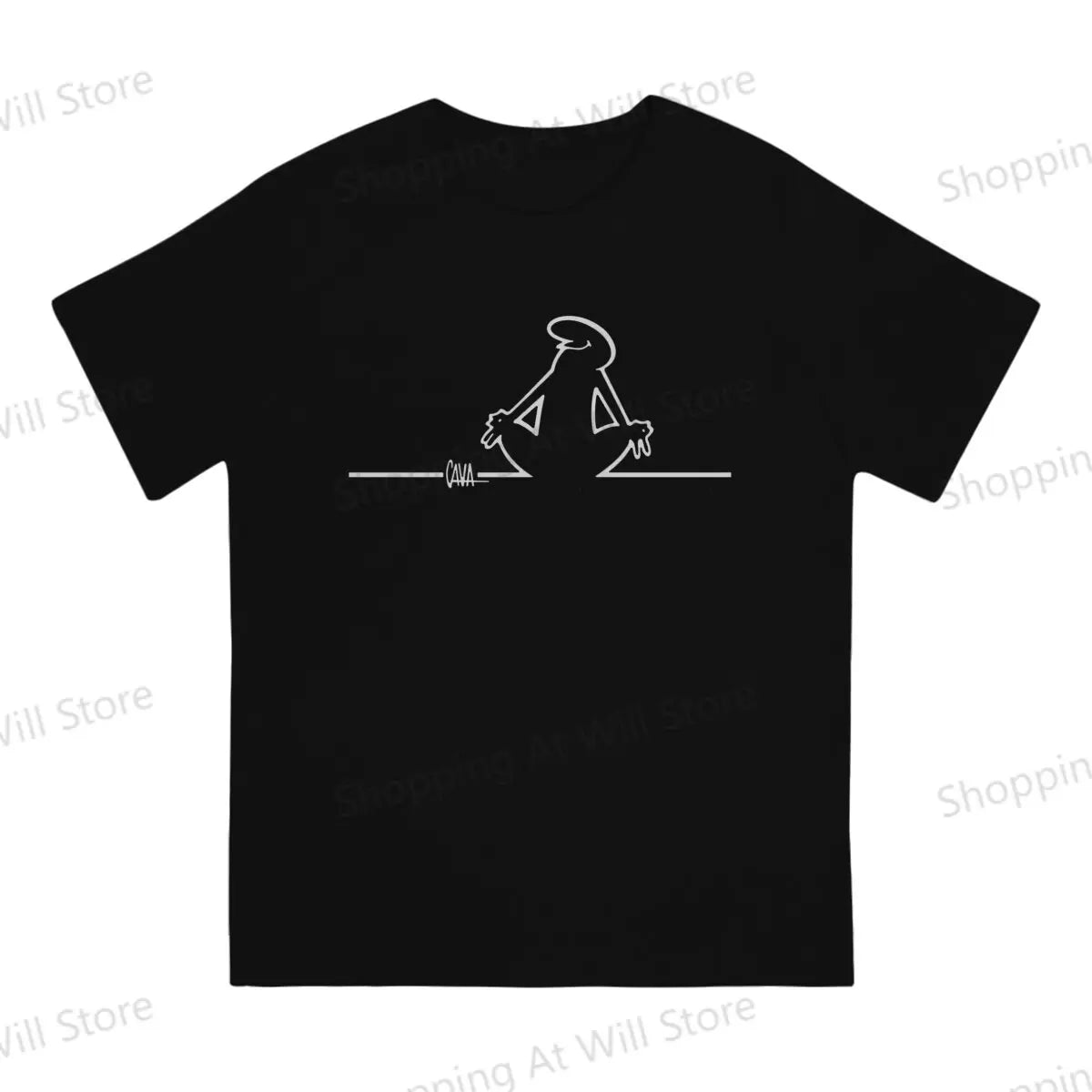 men's and women's casual T-shirts La Linea The Line Osvaldo Cavandoli TV Round neck short sleeved T-shirt Street Clothing S-6XL