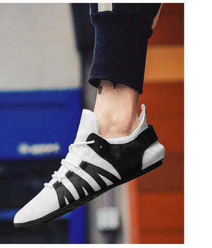 Mesh Loafers Men Driving Moccasins Thin Bottom Flats Walking Shoes Breathable Non Slip Casual Loafers Summer Mens Shoes