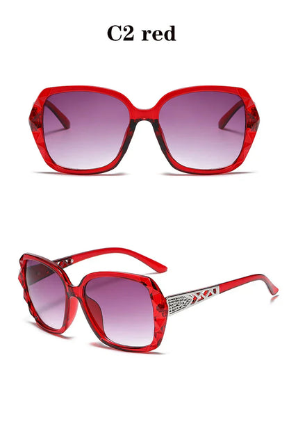 New 2022 big box polarized sunglasses han edition tide female uv web celebrity sunglasses driving round glasses female