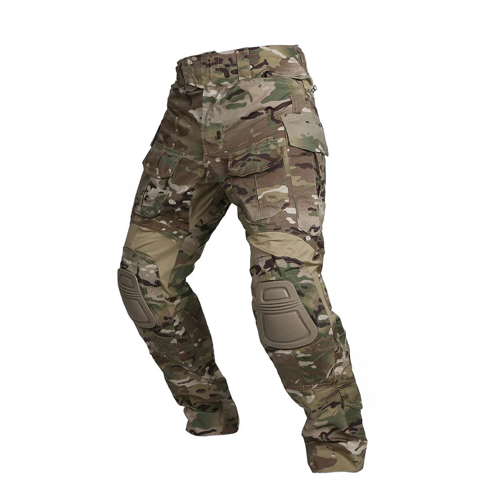 GEN3 Tactical Pants G3 Men Combat Trousers CP Camo Cargo Pant +Knee Pads Training Hunting Pants Work Clothing  Wear-resisting