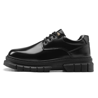 Men's leather shoes with soft soles fashion men's shoes comfortable business casual height increasing formal leather shoes men