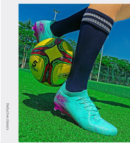 New Men's Football Boots Non-Slip Soccer Shoes Cleats Training FG Top Quality Sneakers Wholesale Drop Shipping Unisex Adult