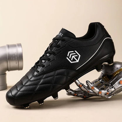 New Men Football Boots Grass Breathable Match Outdoor Sport Soccer Shoes Cleats Long Spikes Comfortable Training Boys Non Slip