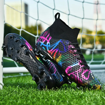 Spiked Comfortable Breathable Competition Soccer Cleats for Training and Matches
