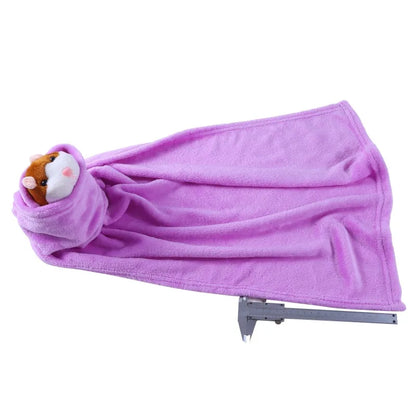 Solid Color Flannel Blanket Soft Warm Coral Fleece Velvet Blanket Winter Sheet Sofa Office Air Conditioning Yoga Nap Blanket