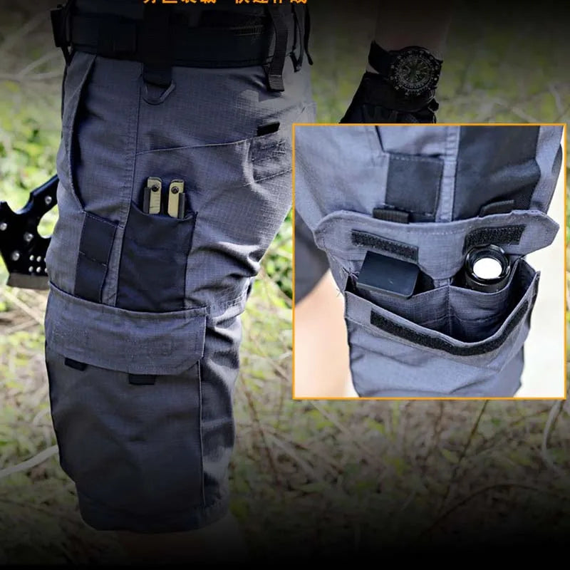 Tactical Pants Men Waterproof Combat Trousers Outdoor Hiking Hunting Clothes Multi-pocket Workwear Wear-resistant Cargo Pants
