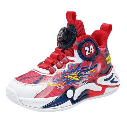 Luxury Boy Sneaker 2025 New Fashion Outdoor Kids Basketball Shoes Soft Sole School Children Sports Shoes for Boy 4 To 12 Years