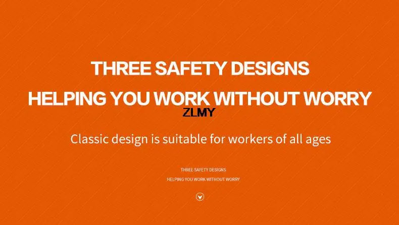 Construction Work Boots Men Steel Toe Safety Shoes Rotated Button Anti-smash Puncture Proof Sneakers Man High Top Security Boot