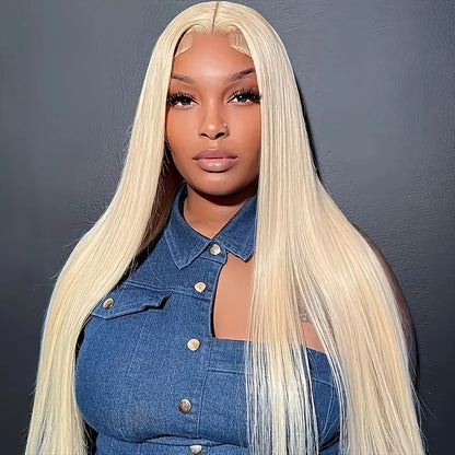 613 Blonde Lace Front Wig Human Hair 13X6 Hd Lace Frontal Wig Straight Brazilian Human Hair 13X4 Lace Front Human Hair Wig
