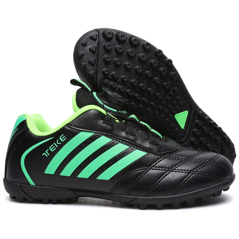 New Kids Soccer Shoes School Football Boots Boys Girls Cleats Grass Sneakers Child Outdoor Athletic Training Sports Footwear