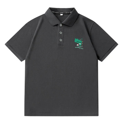Summer Polo Shirt Men Plus Size 110-180KG Casual Work T-Shirts Quick Dry Short Sleeve Golf Shirt High Quality Fat Male Clothing