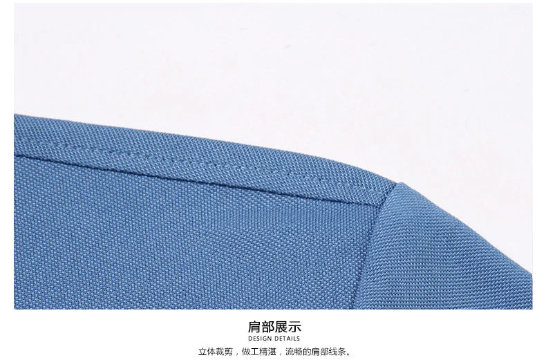 2024 Men's Cotton New Summer Exquisite Embroidered Short sleeved Polo Shirt Business Leisure Breathable T-Shirt Top Men's Wear