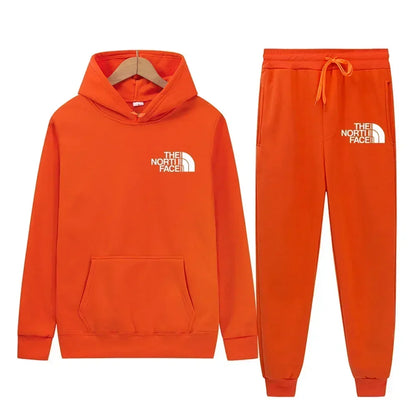 2025 Autumn-Winter Warmth-Resistant New Men's Sportswear - Sport Sweater, Hat-style Hooded Jogging Pants, Two-Piece Sport Set -