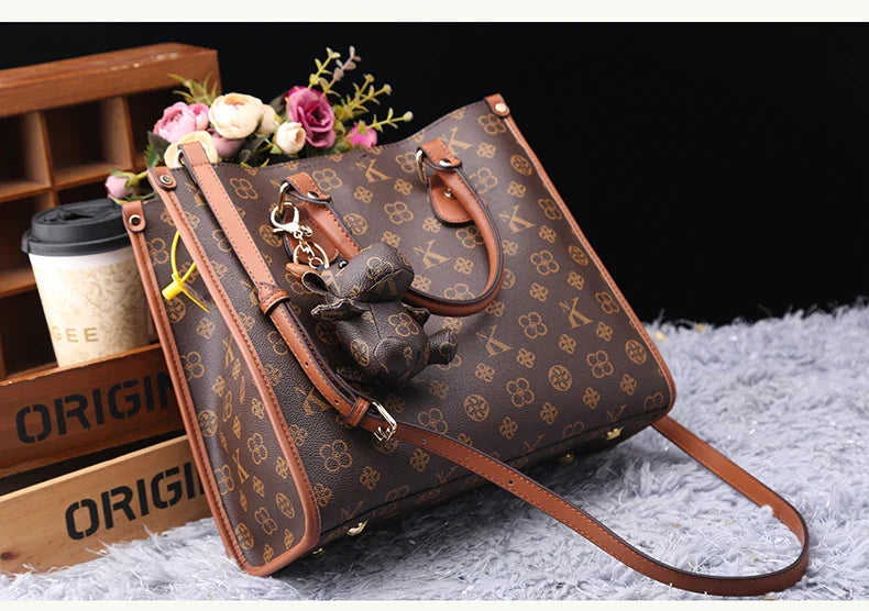 Light luxury brand women's bag 2025 new fashionable and versatile single shoulder crossbody high-end handbag with large capacity