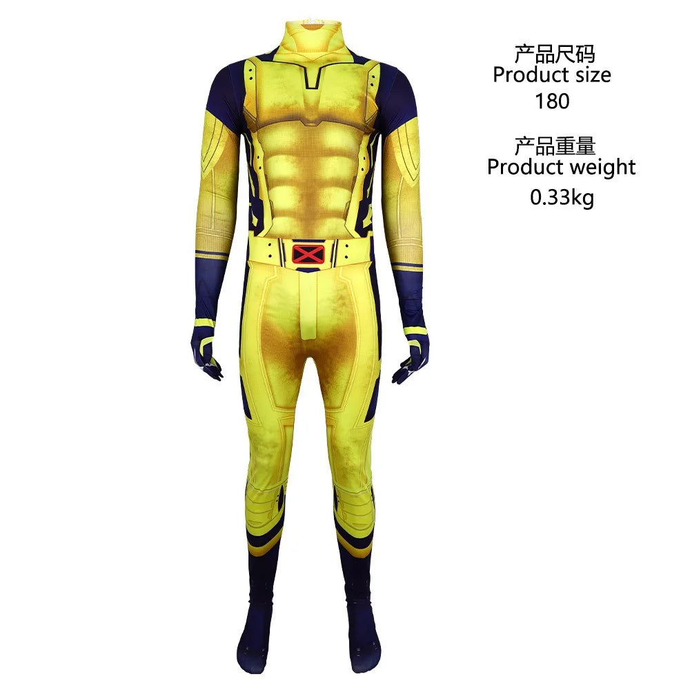 Deadpool Costume Kids Movie Superhero Deadpool Child Costume Adult Deadpool Cosplay Jumpsuit Sword Set Boys Halloween Gifts