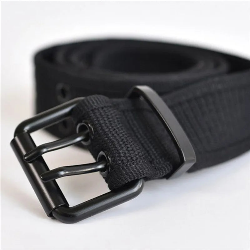 Men Belts Canvas Nylon Webbing Belt Fashion Casual Designer Unisex Belts High Quality Sports Military Strap Cargo Pants Belt