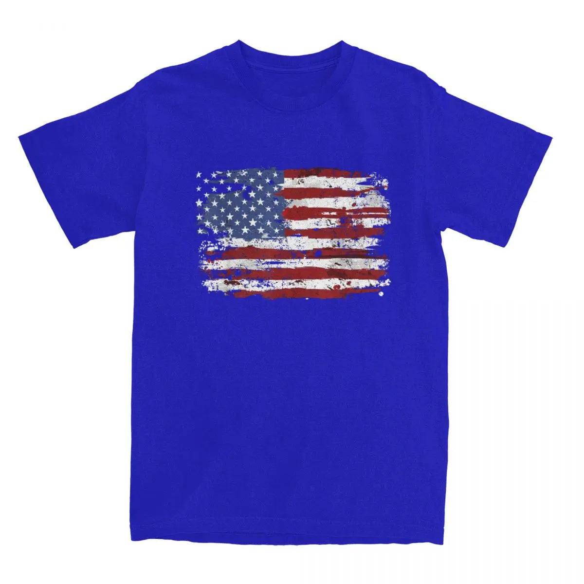 American Flag USA United States Of America US 4th Of July T Shirt Summer T Shirts Cotton Tee Shirt For Men Short Sleeve Tees