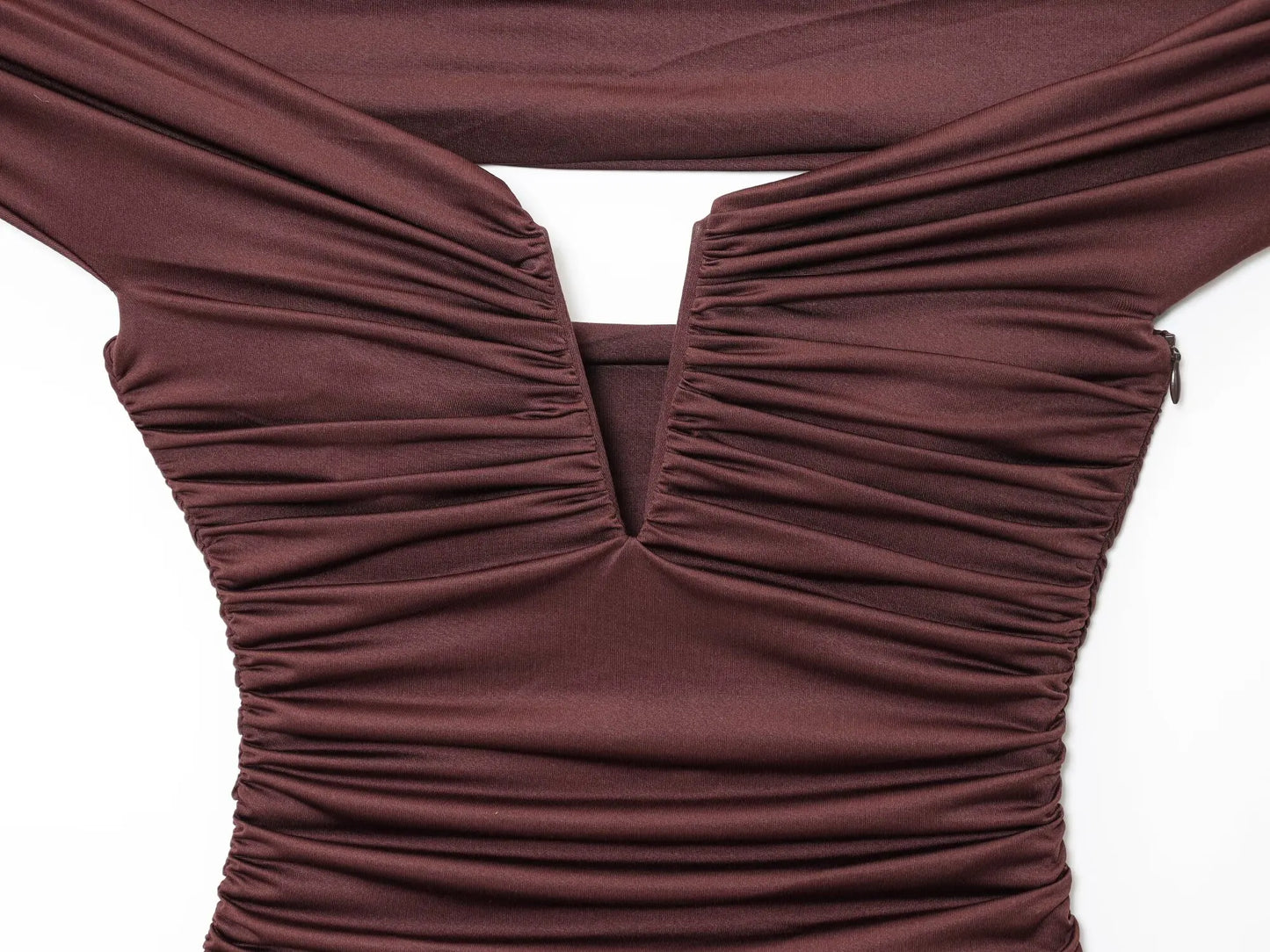 2025 Women Sexy Off Shoulder Solid Pleated Slim Bodysuits Ladies Soft Slim Swimsuit Playsuits Mujer Rompers LS9375
