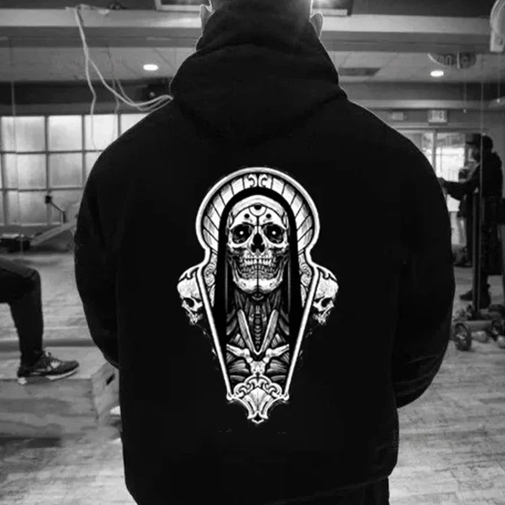 La Santa Muerte Hoodie Pattern Sweatshirt Halloween New In Women Men Sportswear Pullover Autumn and Winter Essentials Hoodie