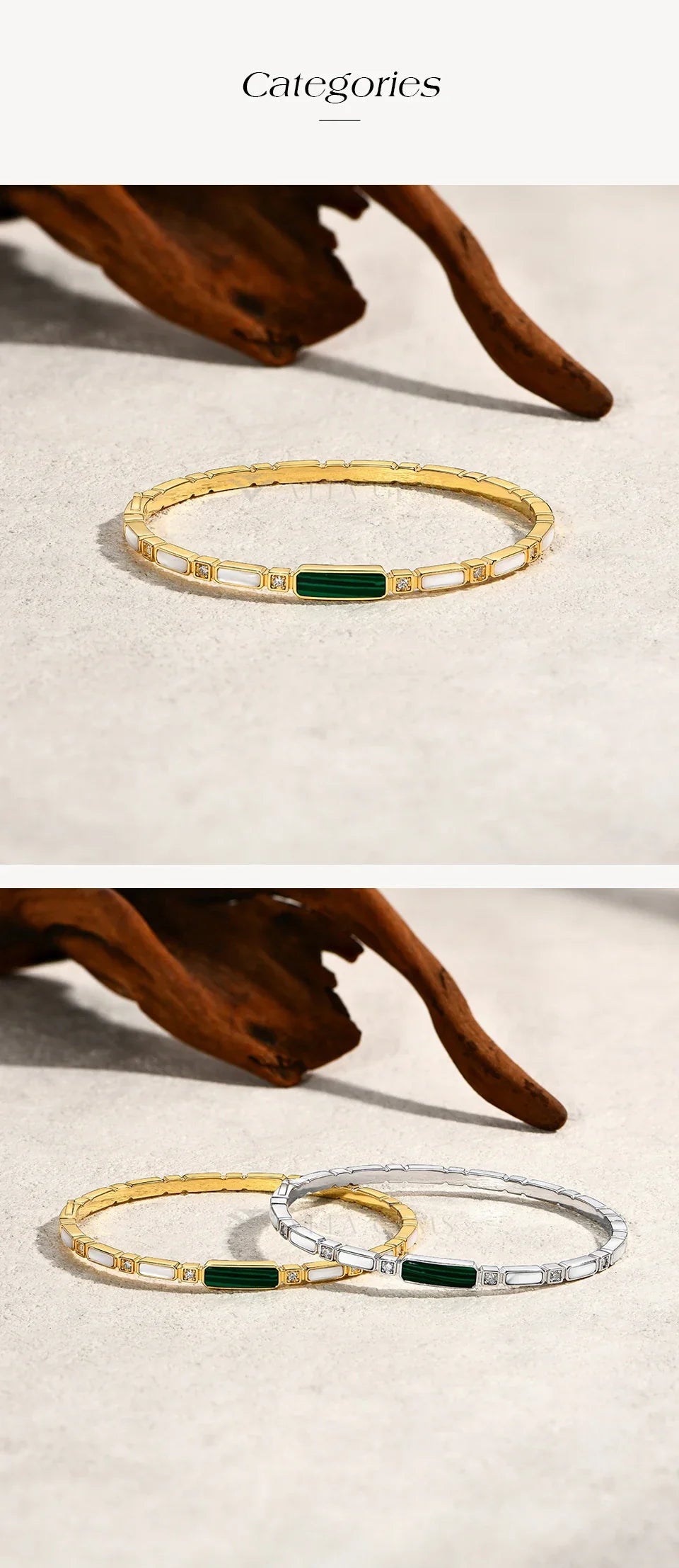 Luxury Synthetic Malachite Moissanite Bracelet 2025New Bangle for Women Men 925 Sterling Silver Engagement Jewelry Gift