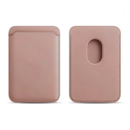 For Magsafe Wallet Card Holder Case For Apple iPhone 17 16 15 14 13 12 Pro Max Magnetic Leather Bag Adsorption Cover Accessory