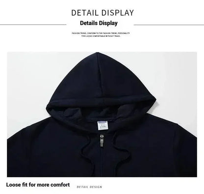 Unisex 2026 Spring Autumn Y2K Mickey Minnie Graphic Print Zip Up Hoodie Cotton Casual Streetwear Jacket Women Men Tops