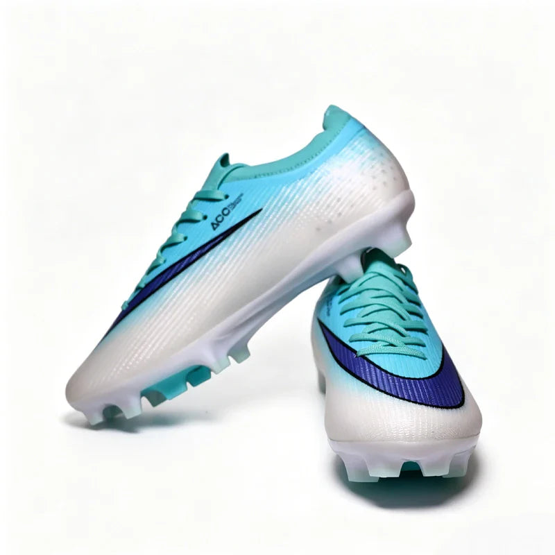 New Mens Football Boots Youth FG/TF Training Studded Fast Soccer Cleats Boys Non Slip Football Shoes Chuteira Campo 35-45