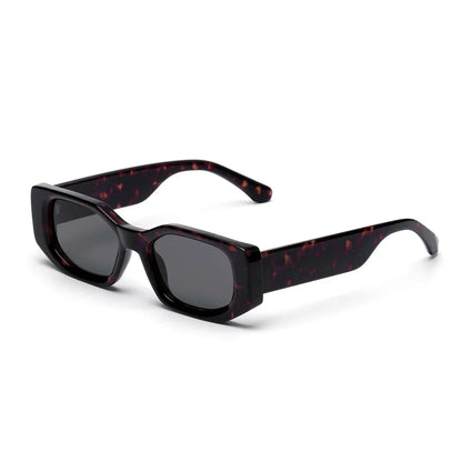 black classic retro designer branded concave irregular thick frame men women fashion sunglasses