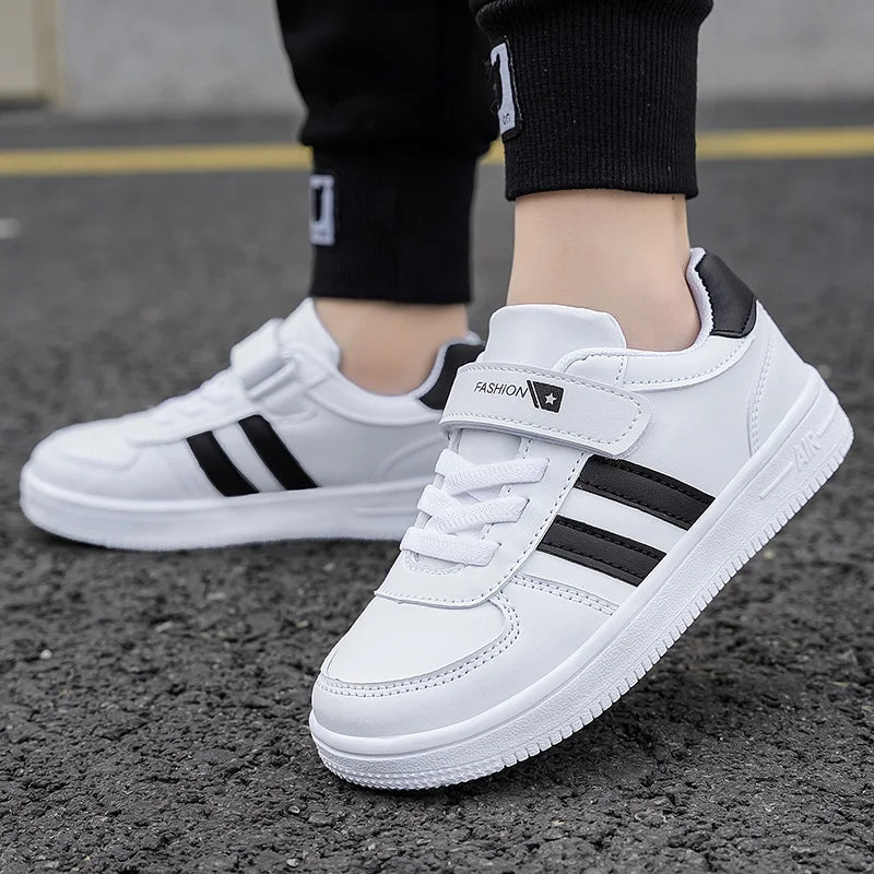 Boy Kids Sneakers White Shoes for Girls Sport Tenis Casual Children School Walking Running Shoes Non Slip Size 28-39