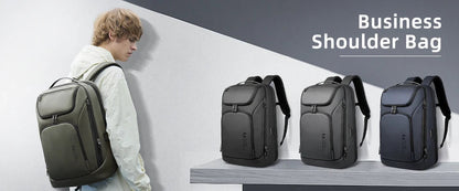 Business Backpack for Men Waterproof Anti-Theft 15.6” Laptop Backpack Casual Large Capacity Expandable Travel Bag Short Trip