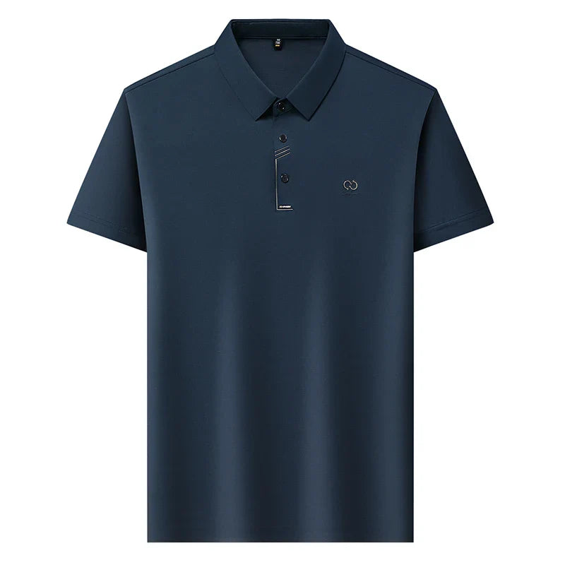 Luxury Brand Men's Polo Shirt Lapel T-Shirt Summer New Cool Letter Embroid Short Sleeve High End Casual Office Business Menswear