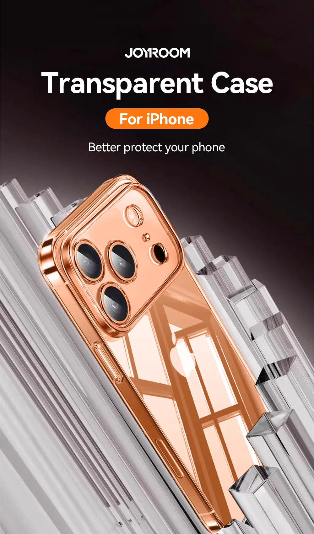 Clear Case For iPhone 17 Pro Max Anti-drop Transparent Cover Non-yellowing Shockproof Ultra Slim Cover Screen Protection