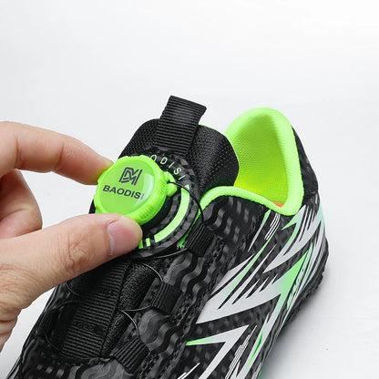 Kids Soccer Cleats Boys Football Boots Children Training Shoes Youth Ultralight Non-slip Sports Sneakers Breathable Comfortable