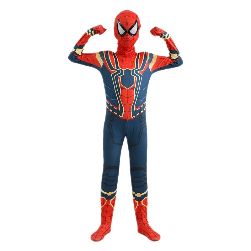 2025 New Kids Superhero Costumes Movie Characters Fantasy Onesies Halloween Party Dress Up Boys Girls Photo Props