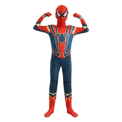 2025 New Kids Superhero Costumes Movie Characters Fantasy Onesies Halloween Party Dress Up Boys Girls Photo Props