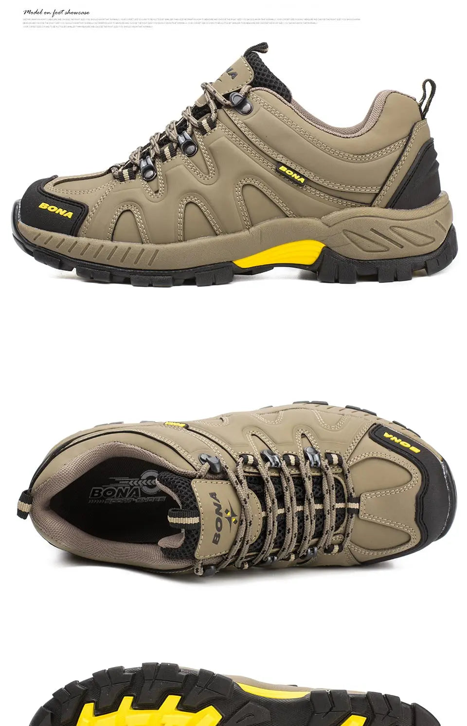 New Arrival Classics Style Men Hiking Shoes Lace Up Men Sport Shoes Outdoor Jogging Trekking Sneakers