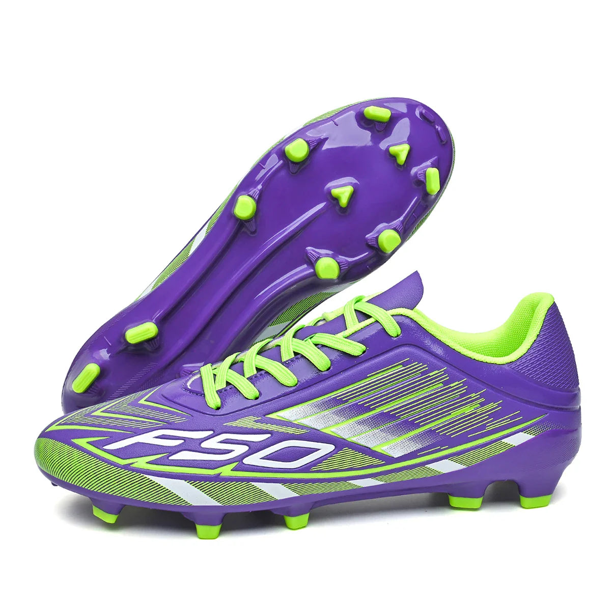 New durable and breathable football shoes with FG/AG studs suitable for all seasons of training and competition
