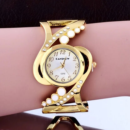 New Design Women Bangle Wristwatch Quartz Crystal Luxury Relojes Rhinestone Fashion Female Watches Hot Sale Eleagnt Mujer Watch