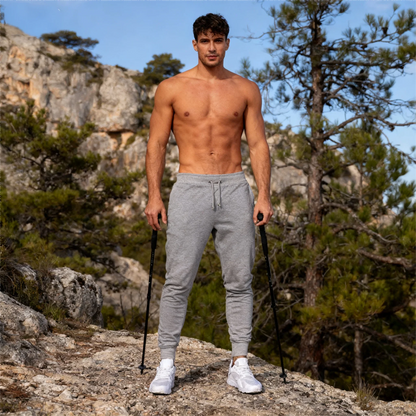 New Men'S Casual Pants - Breathable Spring/Fall Work Trousers Men'S Joggers with Elastic Waistband&Drawstring Classic Joggers