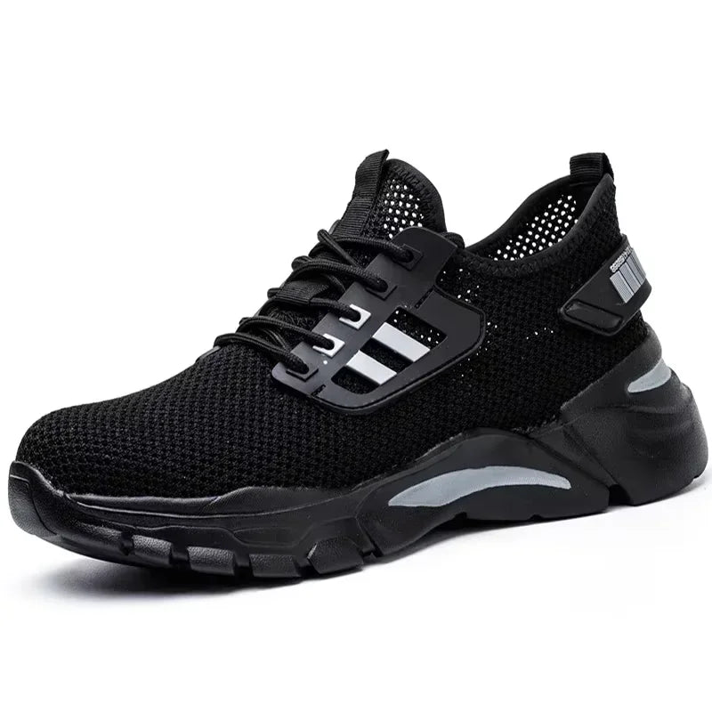 Work Sneakers Steel Toe Shoes Men Safety Shoes Puncture-Proof Work Shoes Boots Fashion Indestructible Footwear Security